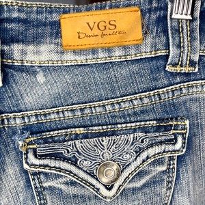 VGS Skinny Jeans with Embellished Back Pockets
